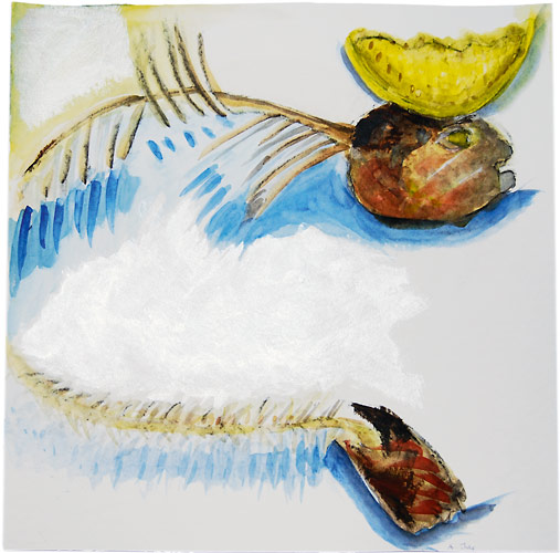 Stillleben mit Forelle